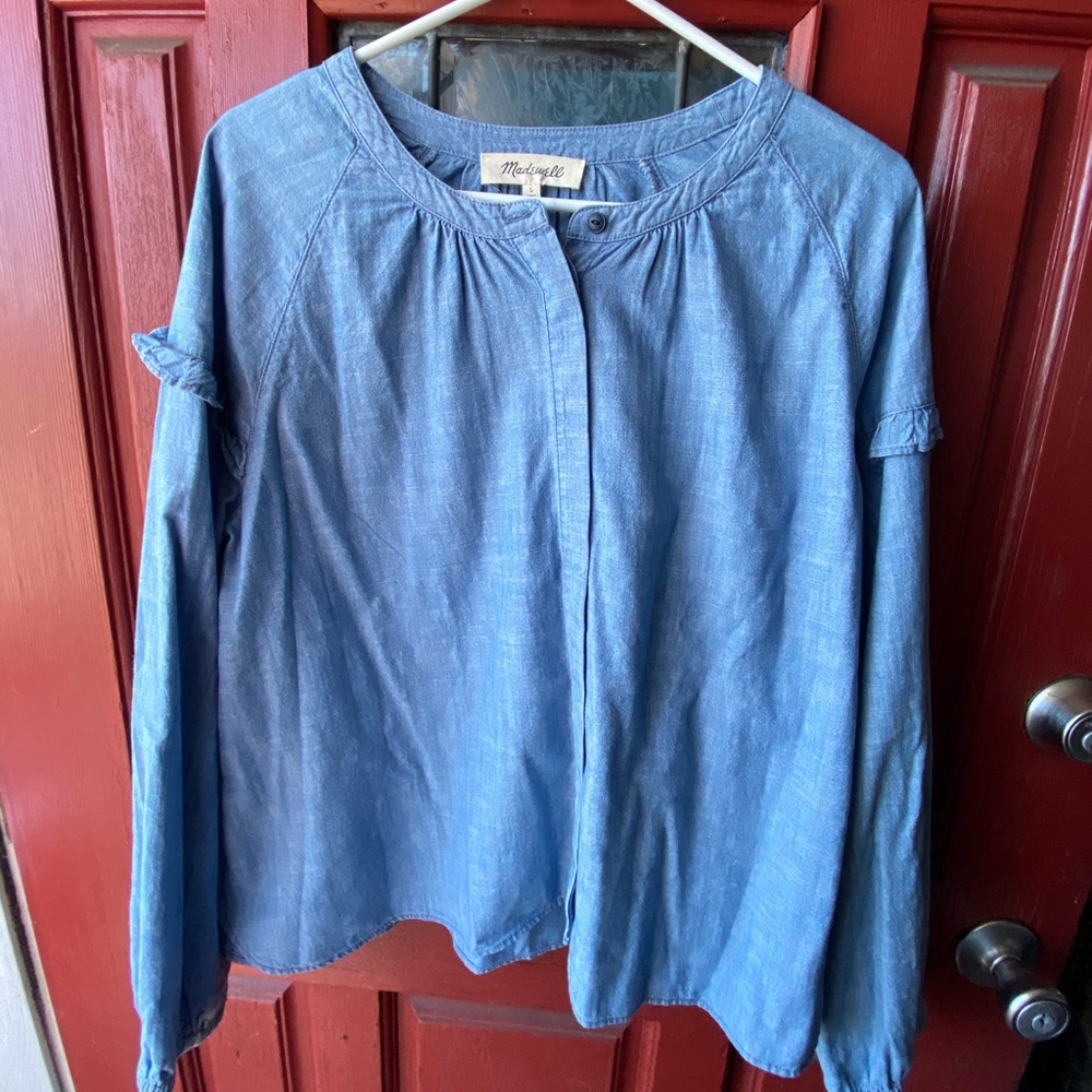 Long sleeve Chambray Top (Madewell)